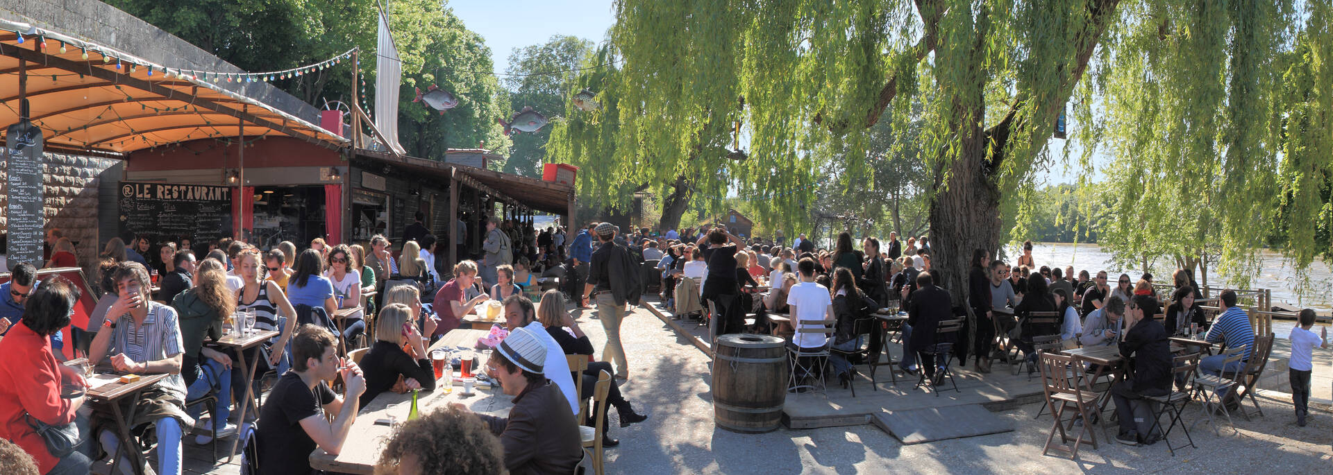 Guinguette of the banks of the Loire